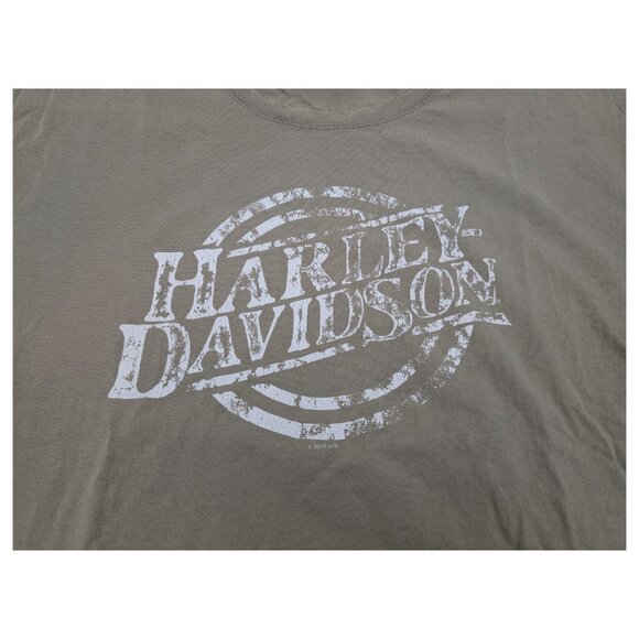 Harley Davidson Heart of Dixie Pelham Alabama Shirt Distressed - Picture 4 of 11